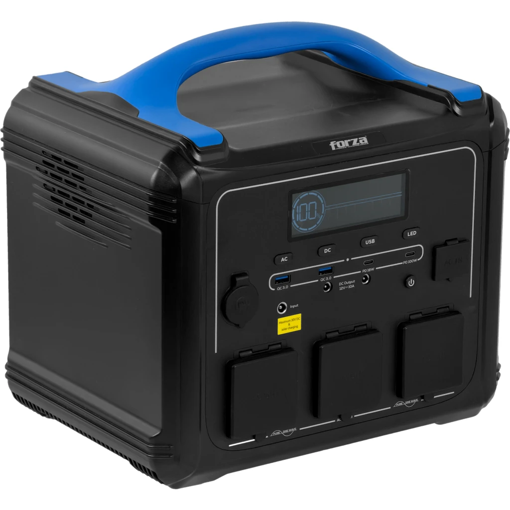 Imagen 7 de FORZA 1200W Bateria Litio-LMFP 1102Wh Portatil inversor OndaPura MPPT