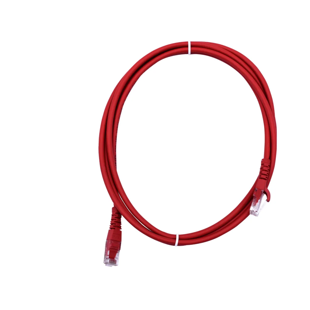 Imagen 2 de LINKMADE 2MT CAT6 ROJO LSZH CABLE PATCH INYECTADO MULTIFILAR
