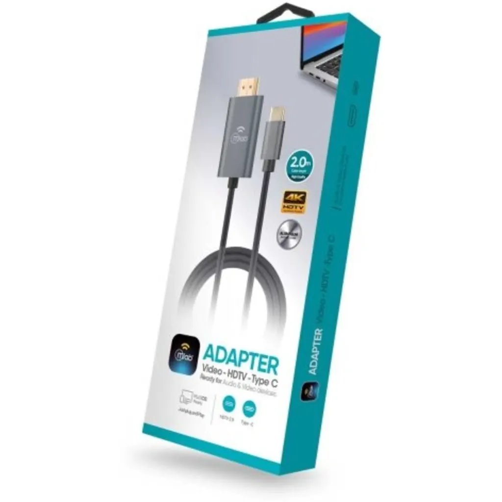 Imagen 2 de MLAB CABLE ADAPTADOR TYPE-C A HDMI 1.5MT.