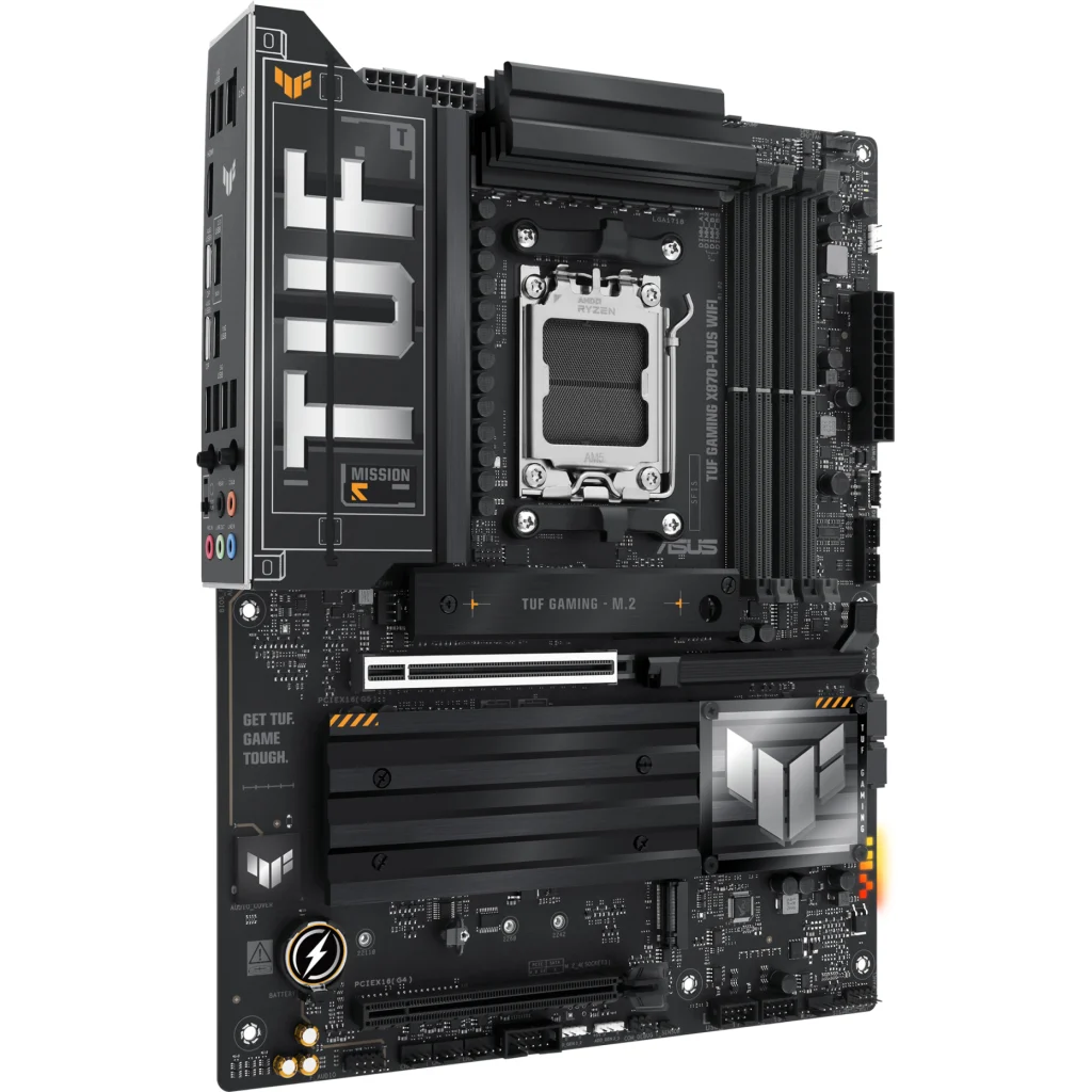 Imagen 3 de Tarjeta Madre Asus TUF GAMING X870-PLUS WIFI AMD AM5 4*DDR5 4*M.2 HDMI USB-C 