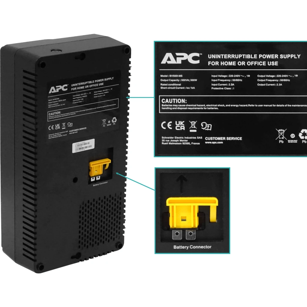 Imagen 1 de APC Easy UPS BV 500VA, AVR, 120V (BV500)