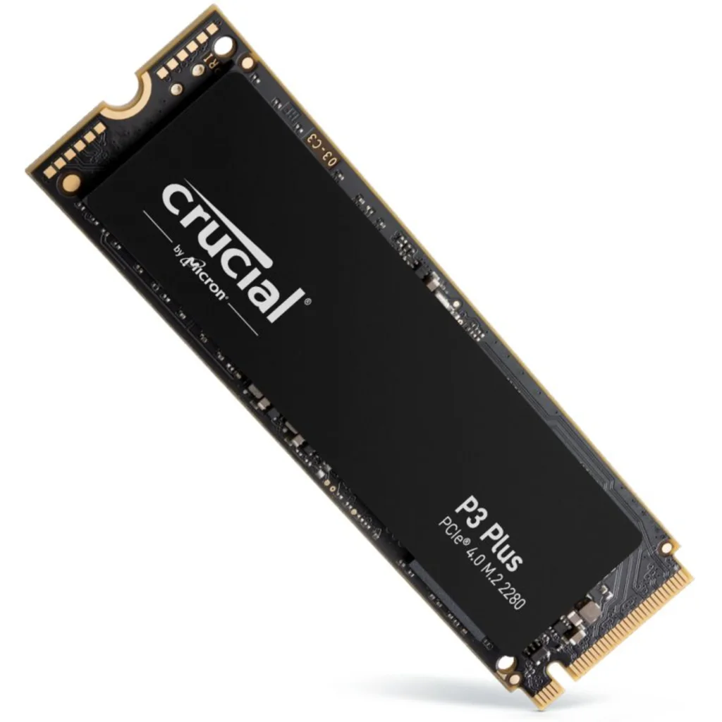 Imagen 1 de Unidad SSD Crucial P3 Plus 4TB M.2 22*80 PCIe4.0x4 Lec 4800MB/s Esc 4100MB/s