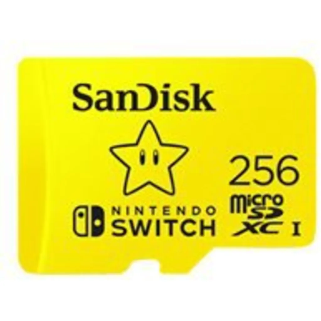 Imagen 1 de Memoria MicroSDXC 256GB Western Digital UHS-I Lec100MBs Esc90MBs p/NintendoSwitc