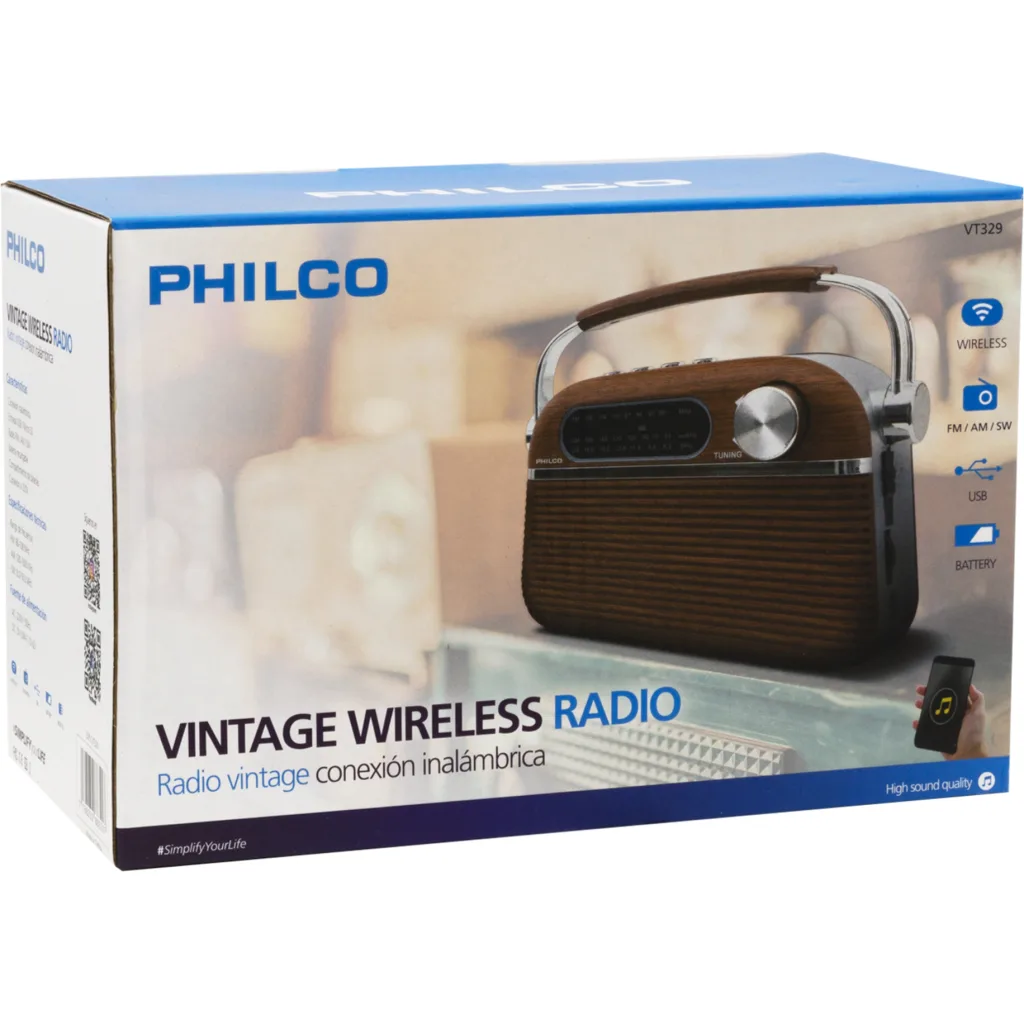 Imagen 2 de RADIO VINTAGE BT PHILCO VT329