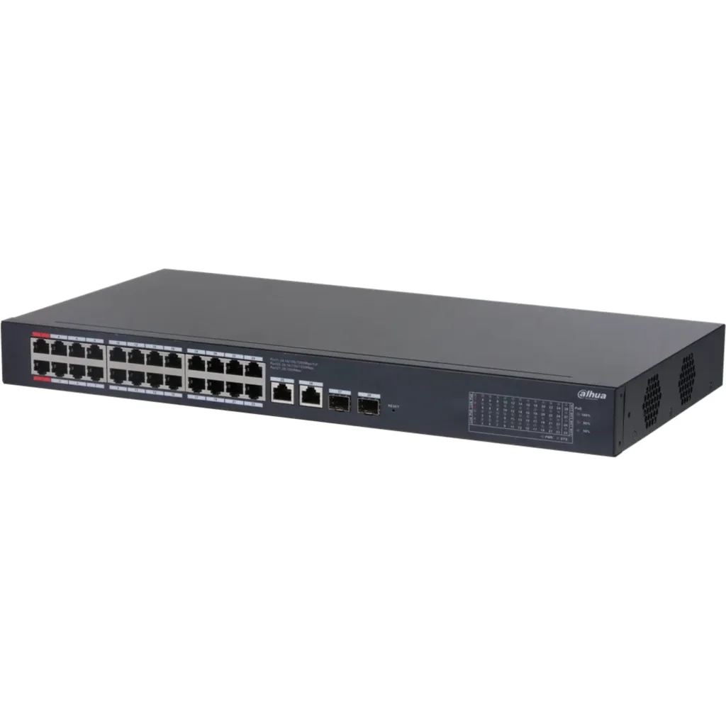 Imagen 1 de DH-CS4228-24GT-240. 28-Port Cloud Managed Desktop Gigabit Switch with 24-Port PoE