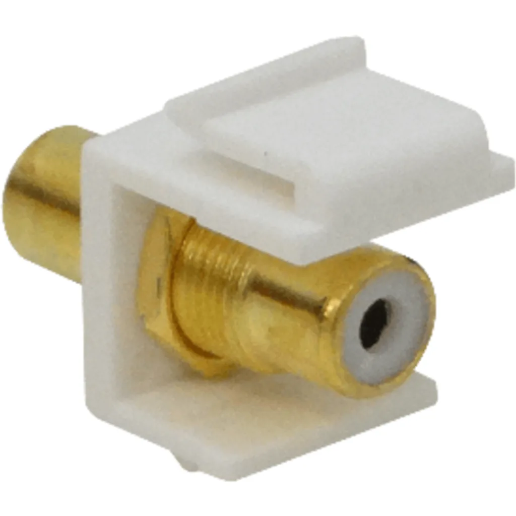 Blanco-RCA-H Blanco-RCA-H Keystone Blanco Hembra-Hembra H-H