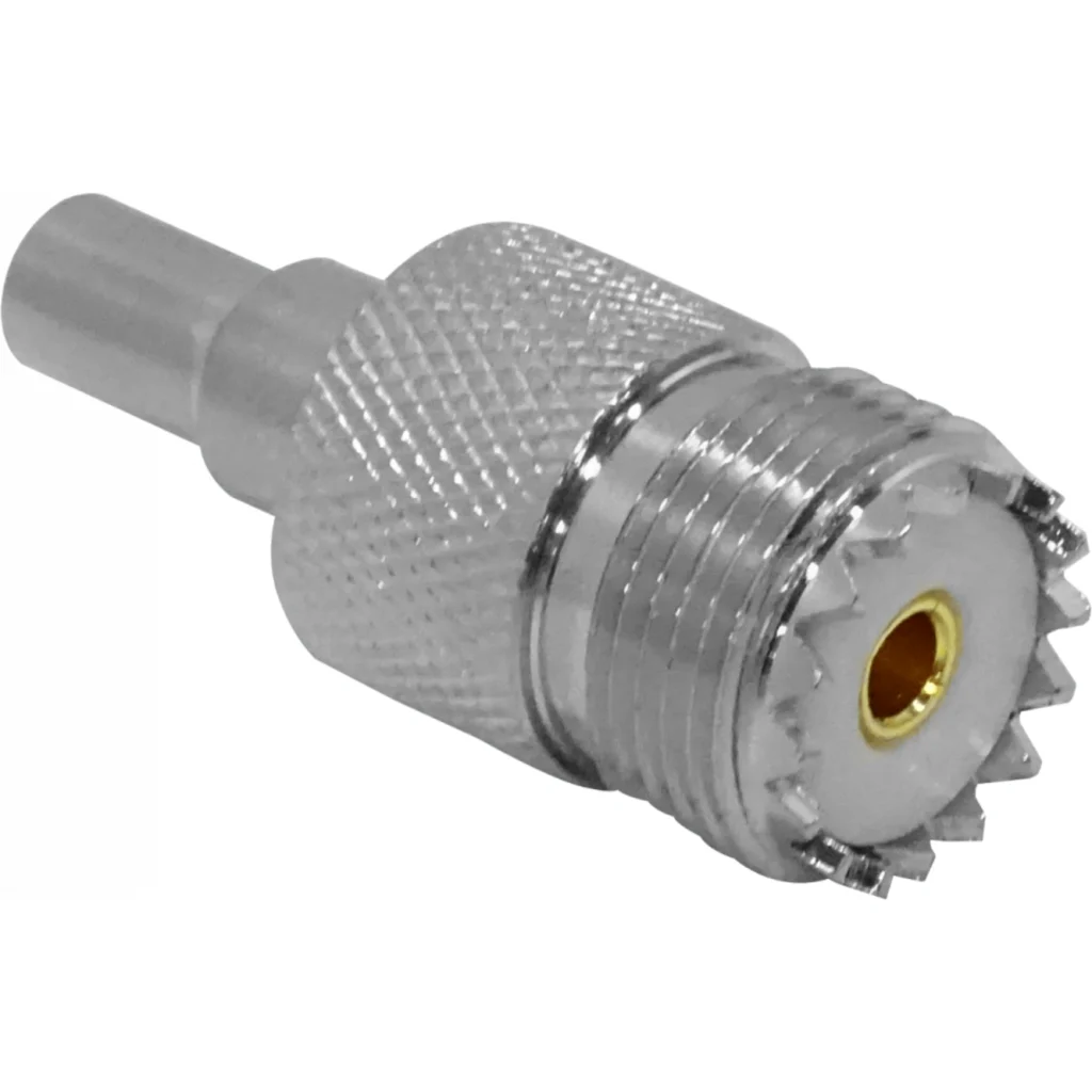 UHF-Hembra LMR195 PL259 Conector Crimpeable Soldable CA195 PL-259