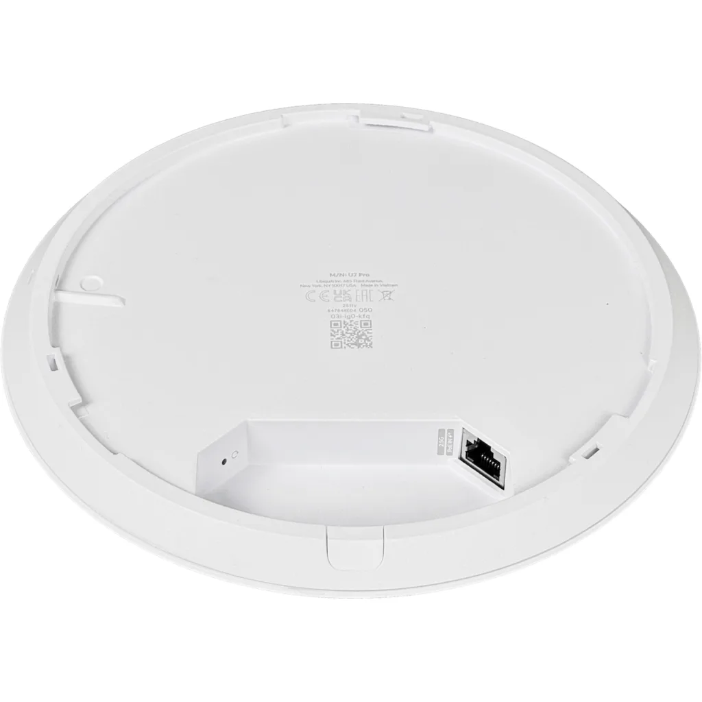 Imagen 3 de UniFi AP WiFi 7 Interior - 2,4GHz (2x2 688Mbps 4dbi) 5GHz (2x2 4.3Gbps 6dbi) 6GHz(2x2 5.8Gbps 5.8dbi) (1) 2.5GbE Req: U-PoE+