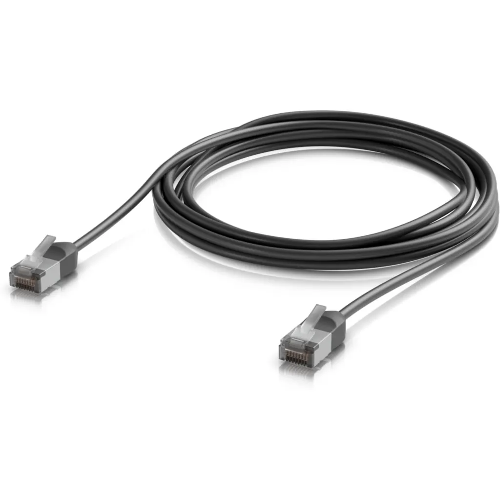 Imagen 3 de UBIQUITI 3mt Negro Cat6A F/UTP Cable Exterior TPE 10GbE PoE+++