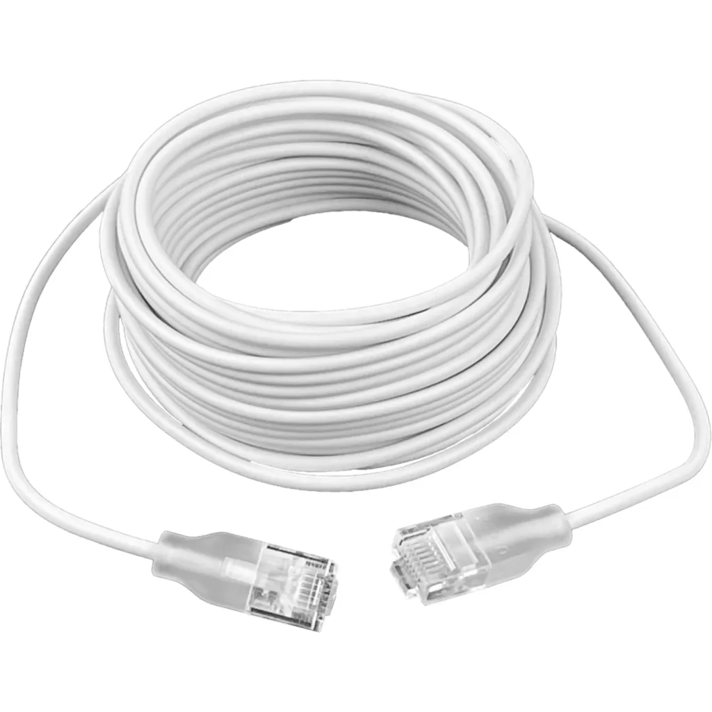 Imagen 1 de UBIQUITI 8mt Cable Etherlighting Blanco Cat6 UACC-Cable-Patch-EL