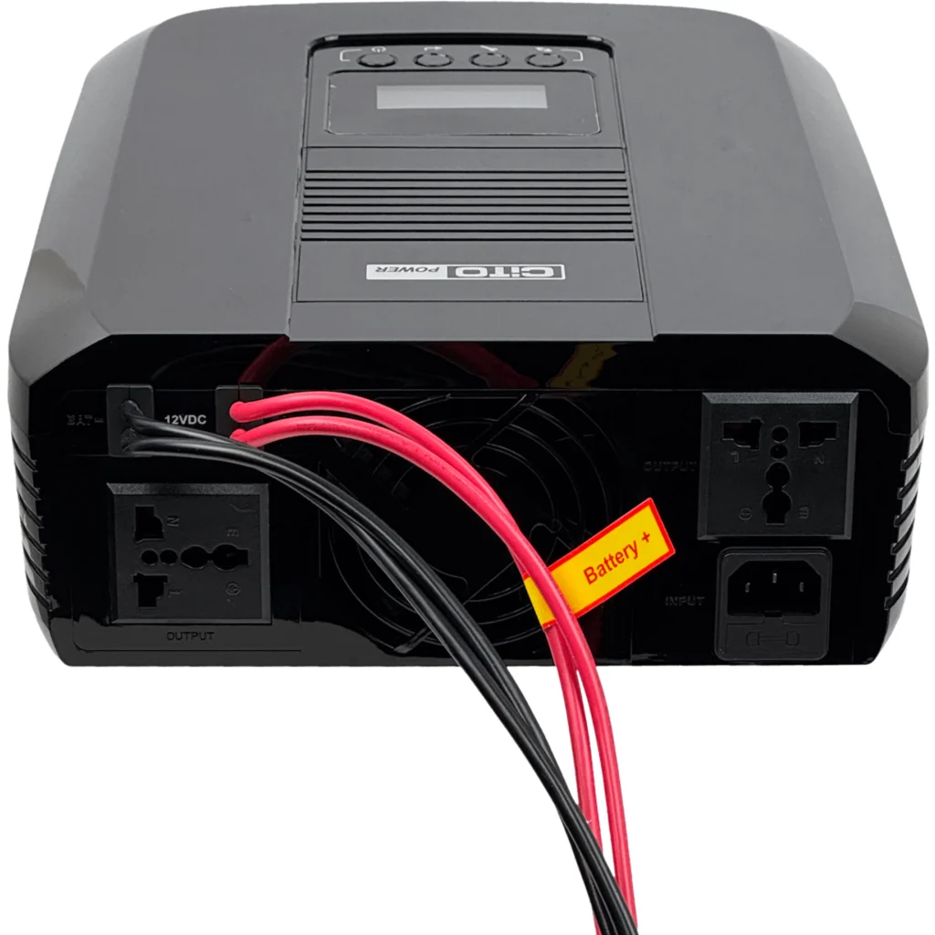 Imagen 3 de CITO 1000W 90-280VAC UPS req-Bat-12VDC inversor Onda-Modificada 15ms