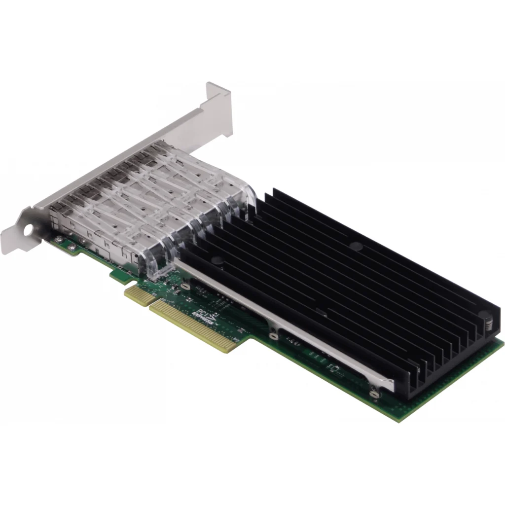LRLINK PCIe-x8 4-SFP+10G NIC LREC9804BF Tarjeta IntelXL710 p/Servidor