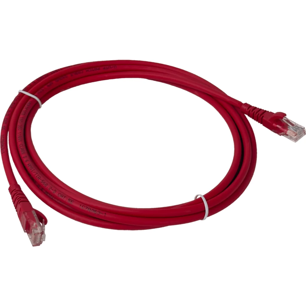 Imagen 1 de LINKMADE 3MT CAT5E ROJO LSZH CABLE PATCH INYECTADO MULTIFILAR