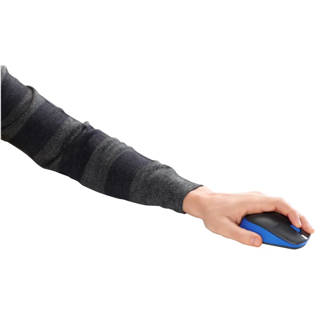Imagen 4 de Mouse Inalámbrico Logitech M190 Óptico 1000dpi Ambidiestro 3 botones Azul