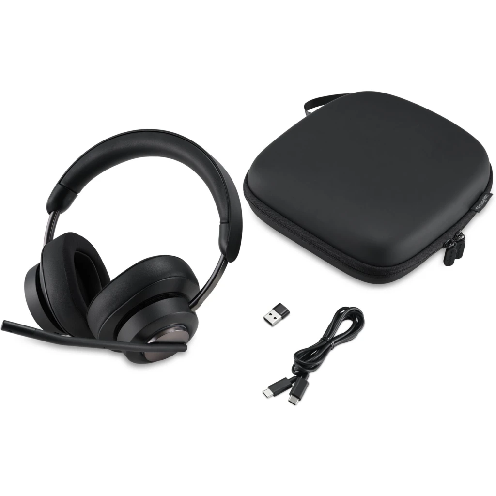 Imagen 36 de Audífonos Inalámbricos OnEar Kensington H3000, 550 mAh USB Type-C/A Bt5.2 Negros