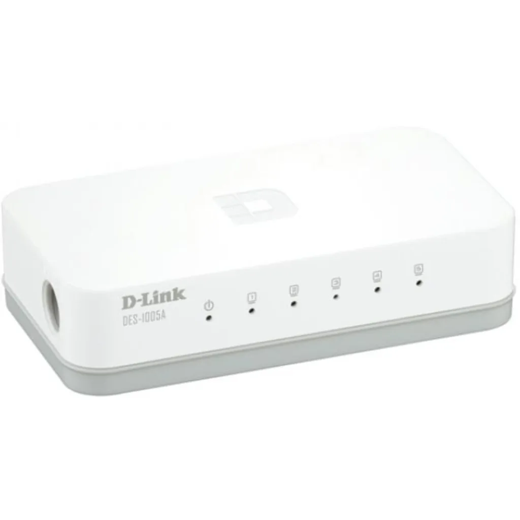Imagen 1 de Switch D-Link DES-1005A 5 Puertos Fast Ethernet 10/100Base-TX No Administrable 