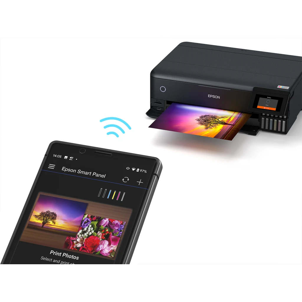 Imagen 4 de Impresora Multifunción Epson EcoTank L8180 Inyec Tinta 6 colores USB WiFi LAN SD
