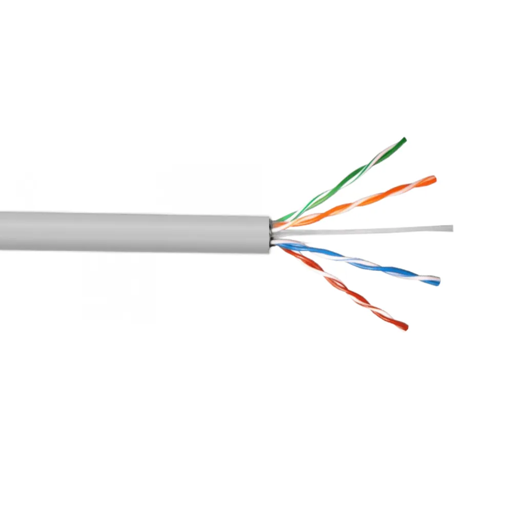 Cable de Red Linkchip CAT5E 8*24AWG UTP Multifilar Cobre 305mts Color GRIS