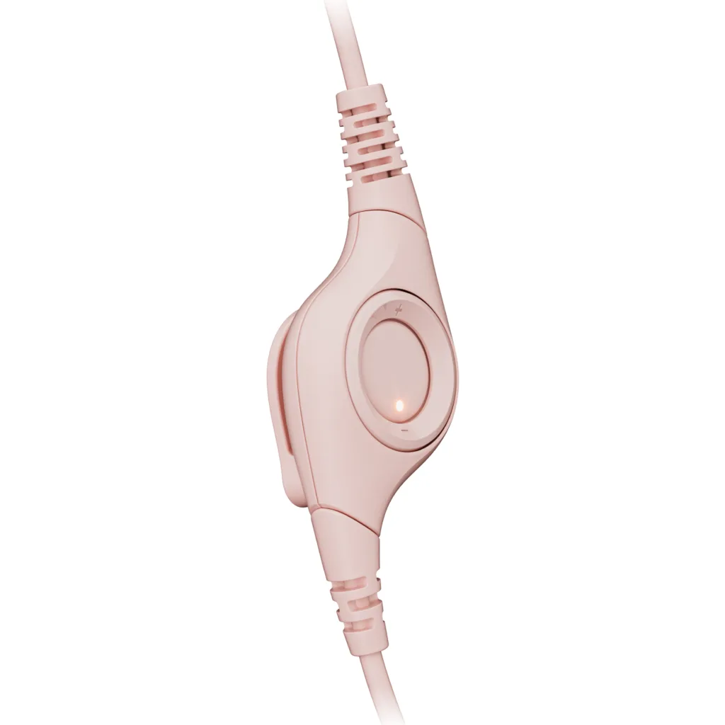 Imagen 5 de Audífonos Alámbricos Logitech H390 c/Mic bidirec Cancelacion de ruido USB Rosado