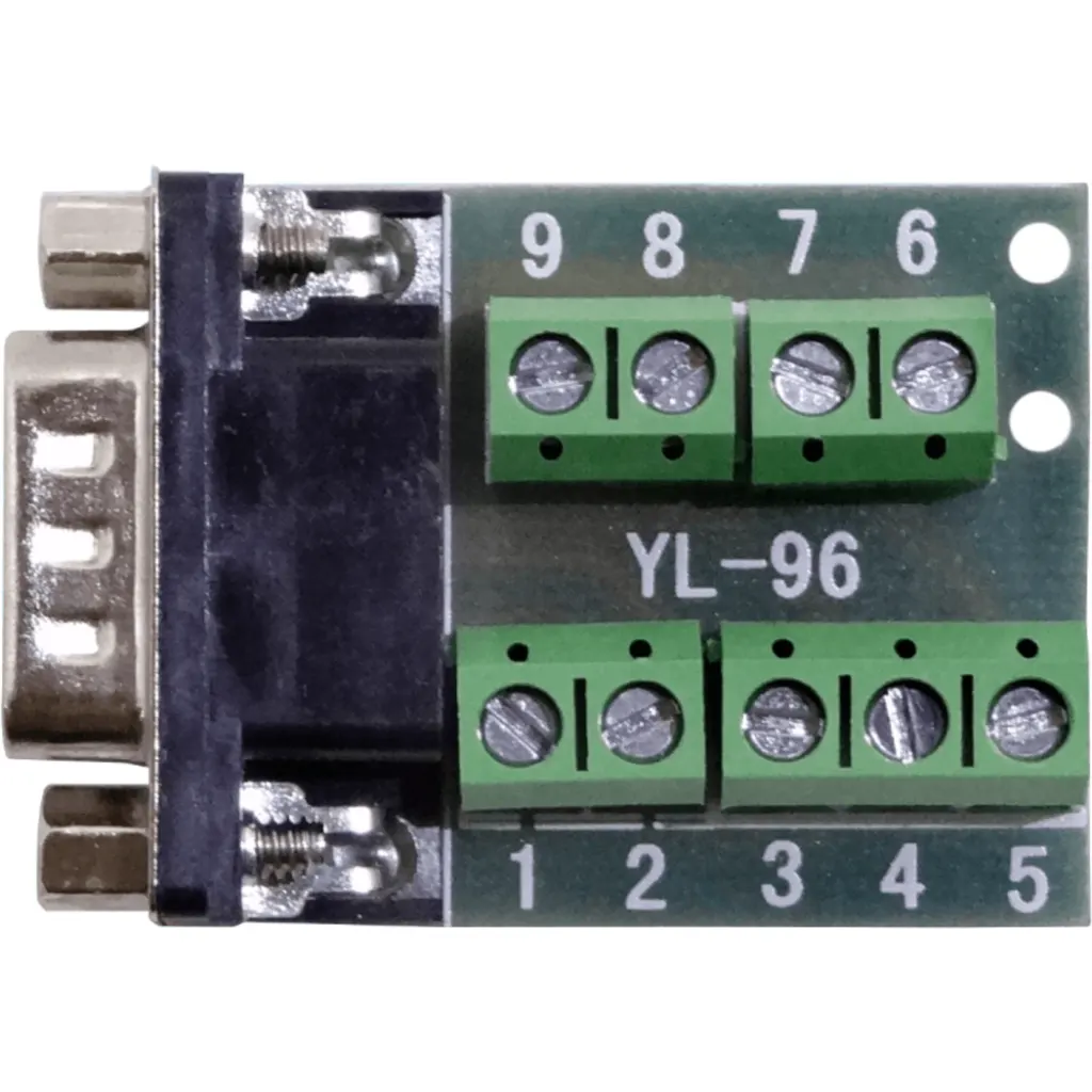 Conector DB9-Macho DE-09/M Atornillable Terminal-Regleta req-FP1MV