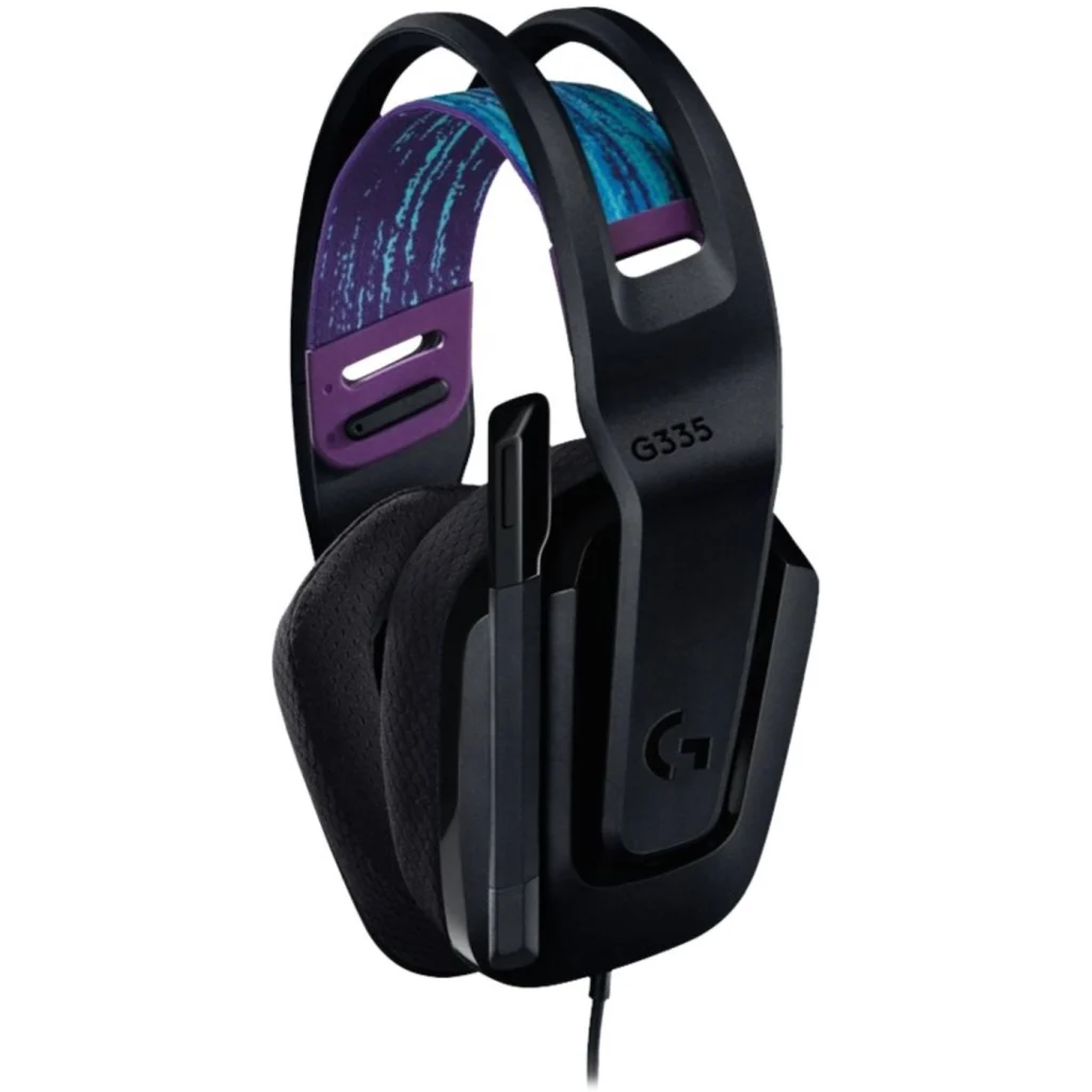 Audífonos Gamer Alámbricos Logitech G335, Diadema c/mic Jack 3.5mm Color Negro