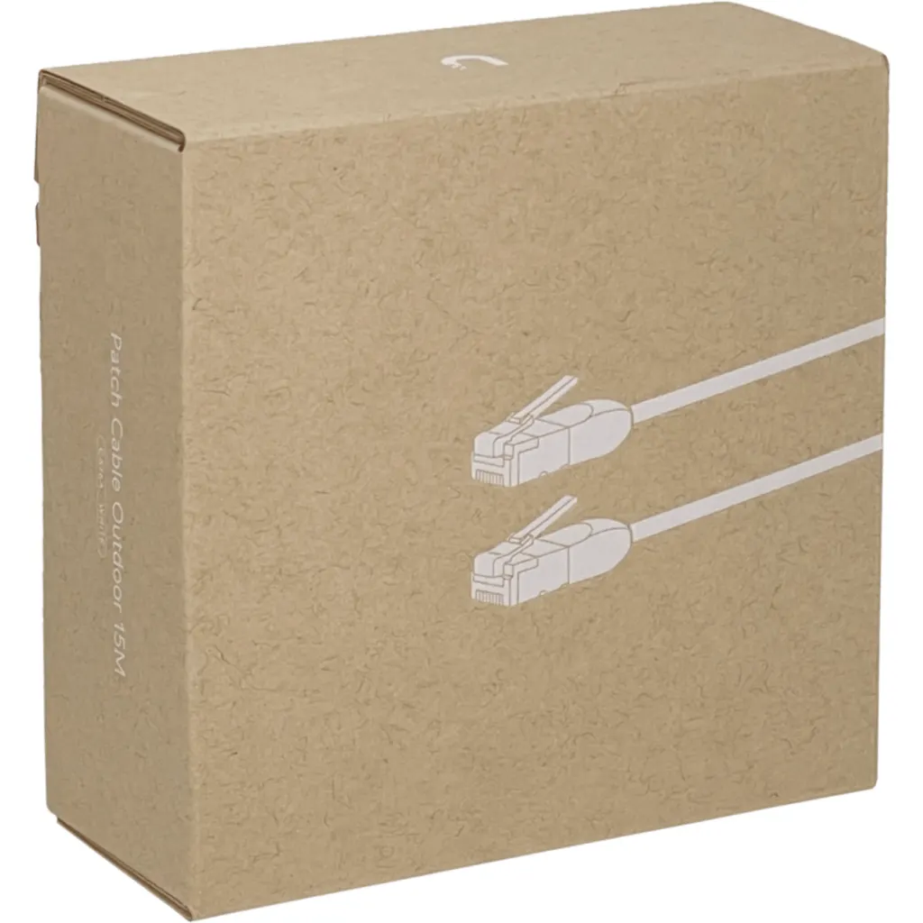 UBIQUITI 15mt Blanco Cat6A F/UTP Cable Exterior TPE 10GbE PoE+++