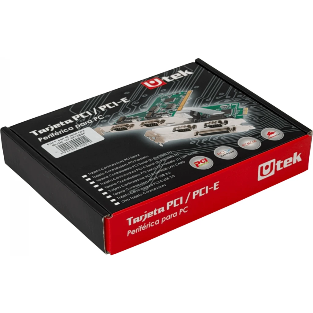 Imagen 1 de PCIe-x1 2-Serial-RS232-DB9-M 1-Paralelo-DB25-H Tarjeta