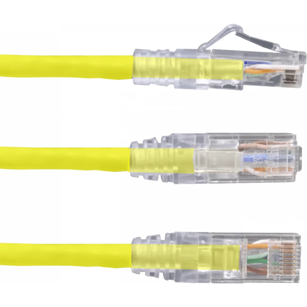 Imagen 1 de FURUKAWA 1mt Cat6 Amarill U/UTP LSZH Cable Patch RJ45 Gigalan 35120008
