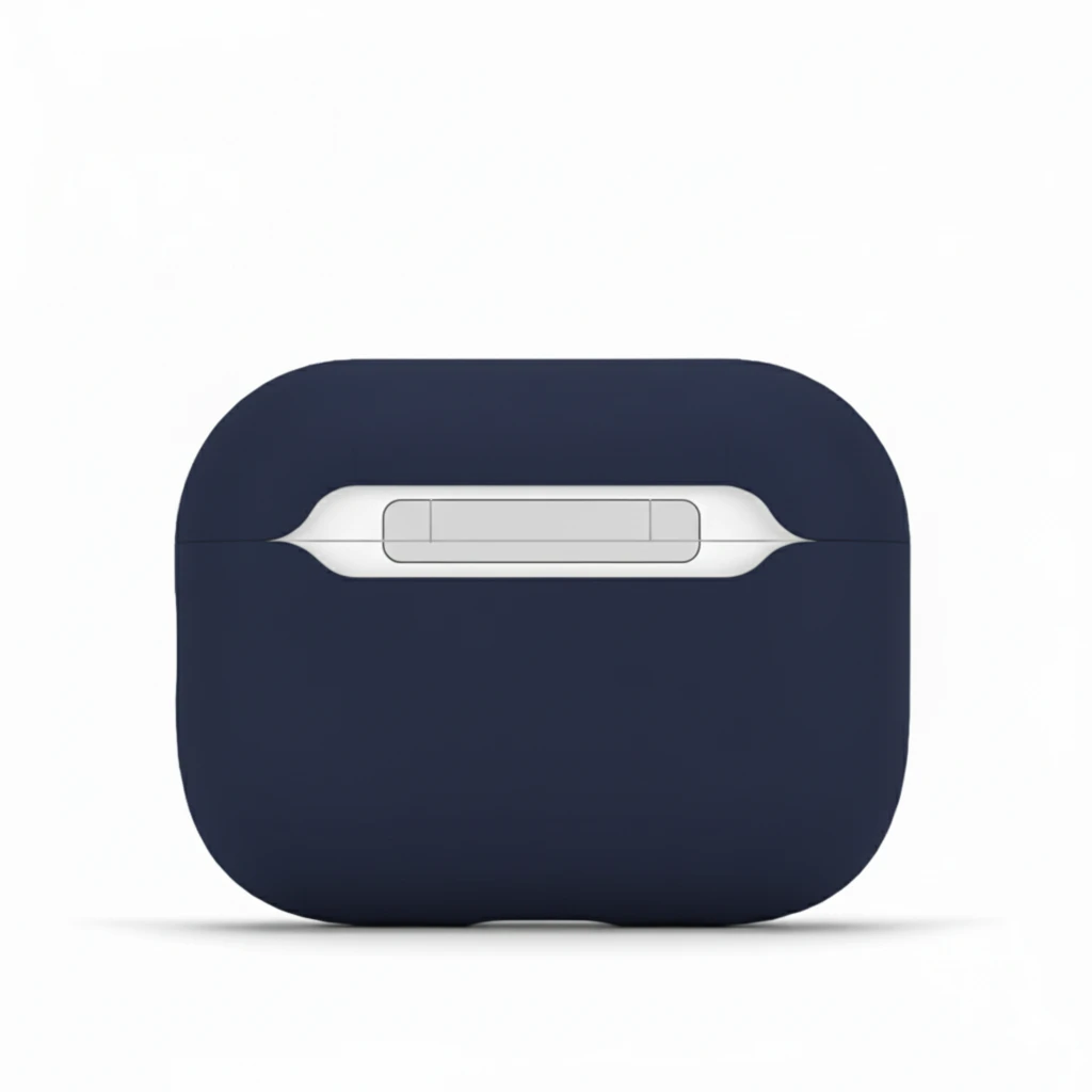 Imagen 3 de Funda silicona AirCase Pro Airpods Pro 3 Gen Decoded azul