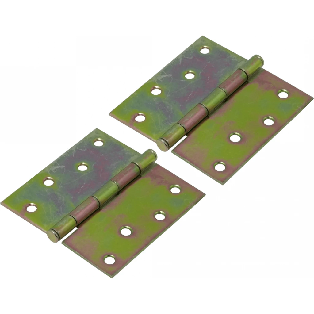 Imagen 1 de 2-Bisagras 4x4-Pulg x2,0 4-Tornillos inc-16-Tornillos 102x102mm