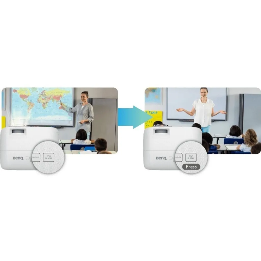 Imagen 4 de Proyector Interactivo BenQ MV826STH DLP, 3500 LUMENES WXGA 1280*800 2*HDMI USB-A
