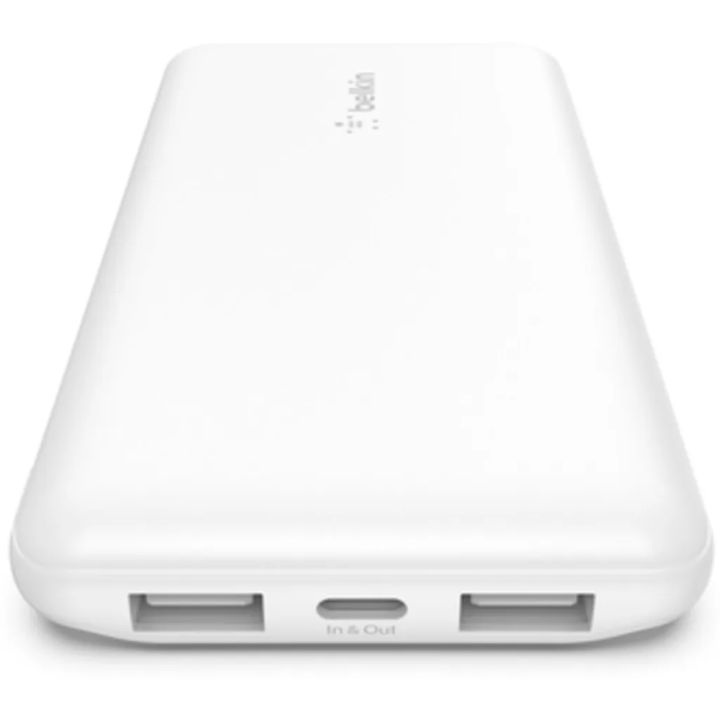 Imagen 3 de Bateria 10.000 mAh 2xUSB-A 1xUSB-C 15W Belkin blanco