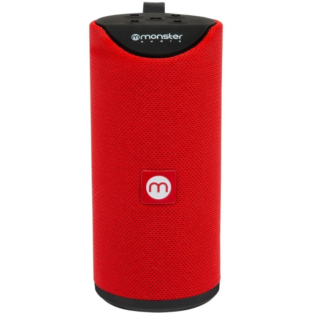 Imagen 2 de Parlante Portátil Monster P450R, 10W FM Bluetooth mSD Color rojo