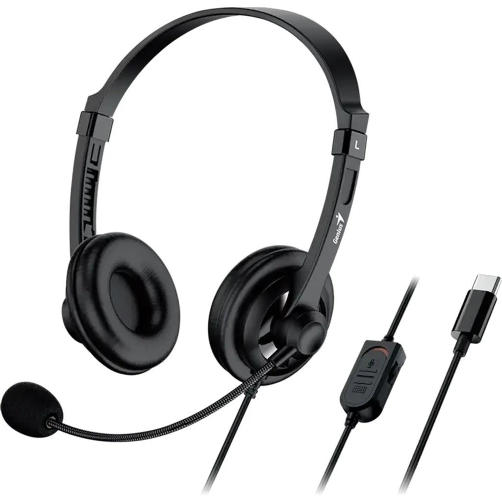 GENIUS HEADSET TYPE-C CABLE 2,4MT-HS-230U-C