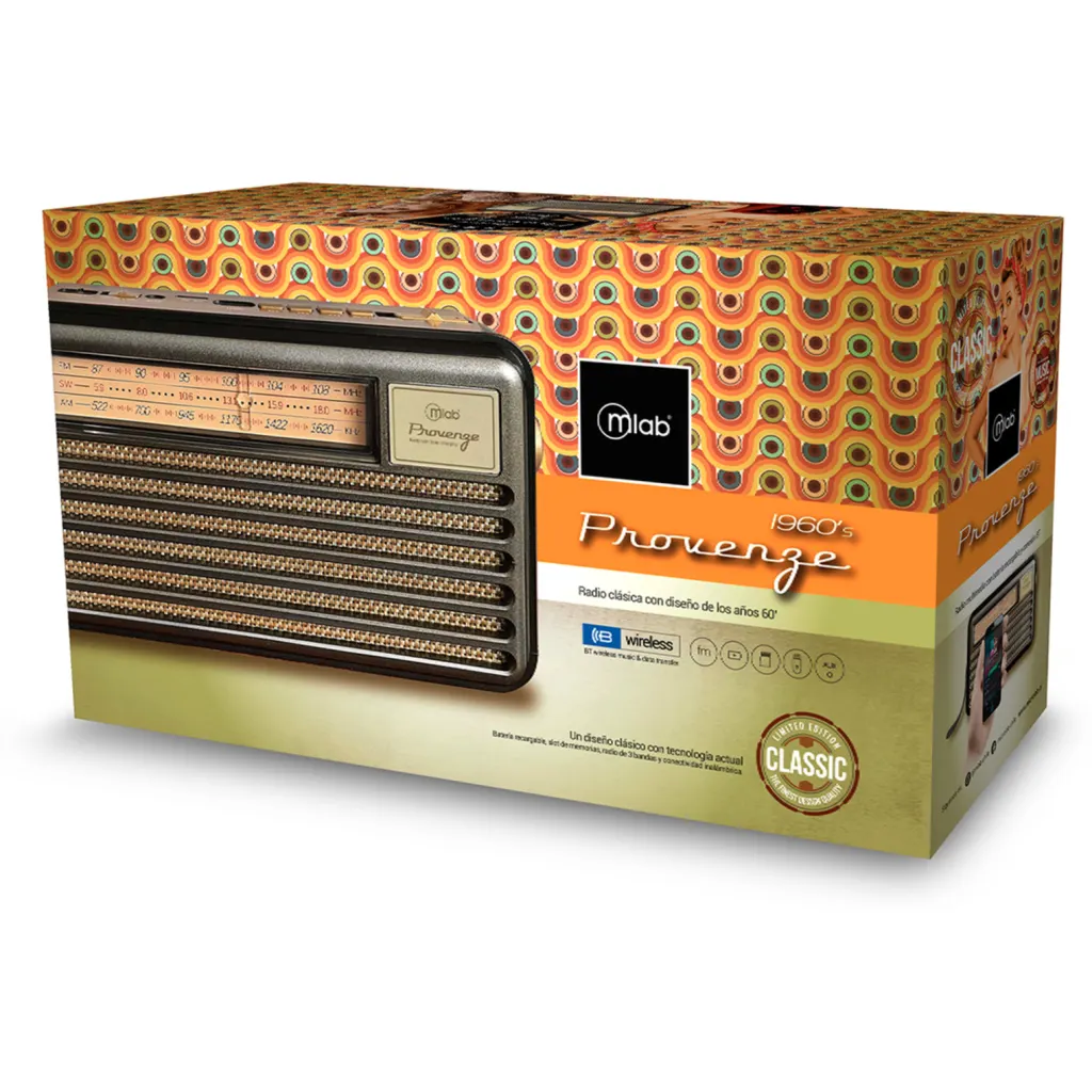 Imagen 3 de MLAB RADIO RETRO PROVENZE