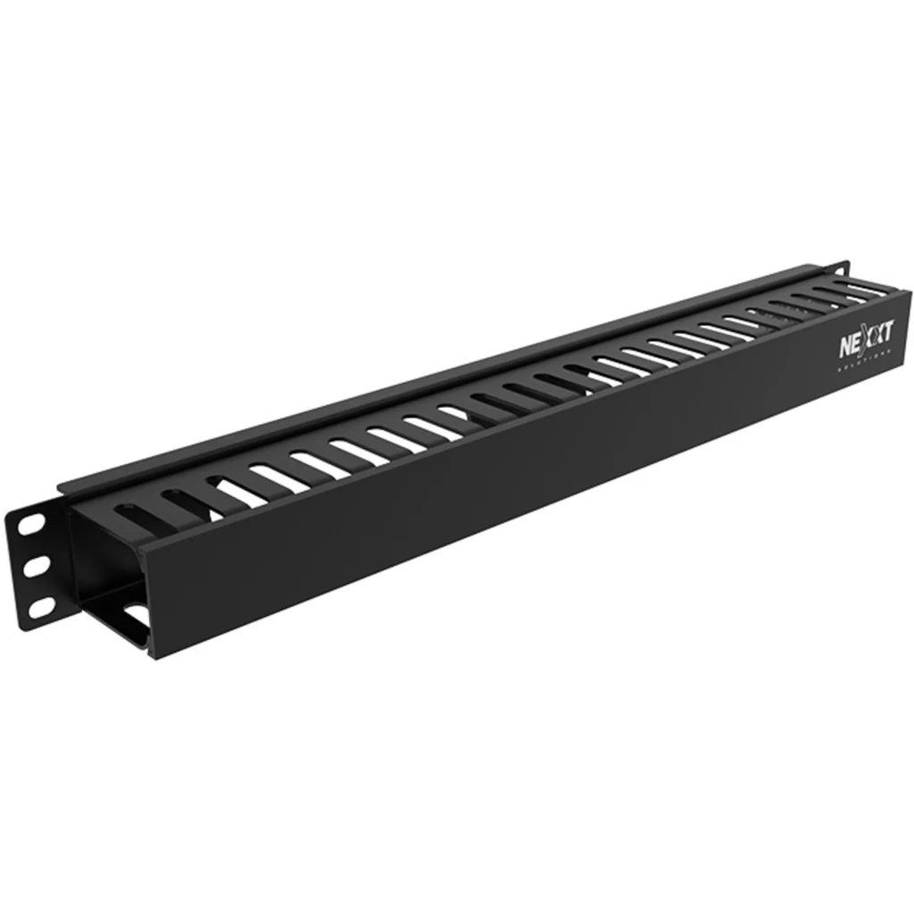 Nexxt Solutions Infrastructure - Rack cable management duct with cover - Organizador Plastico