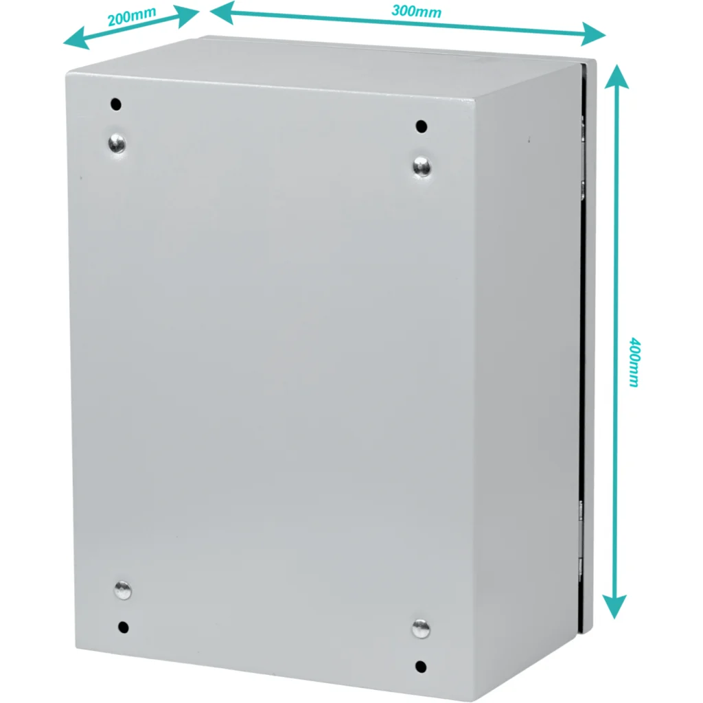 Imagen 3 de Caja Metalica SA7525, 400x300x200mm 1-chapa/sin-Llave IP54 Beige