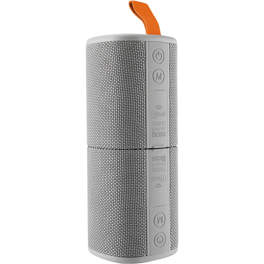 MLAB PARLANTE TWINS 2 en 1 MAGNET BASS GREY
