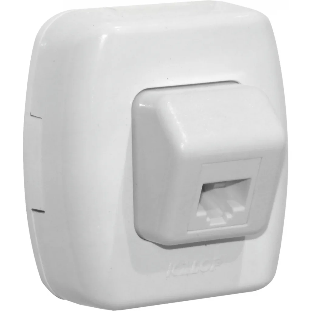 Imagen 3 de KALOP Roseta RJ45 Cat.5 Sobrepuesta Tekna Blanca KS39659