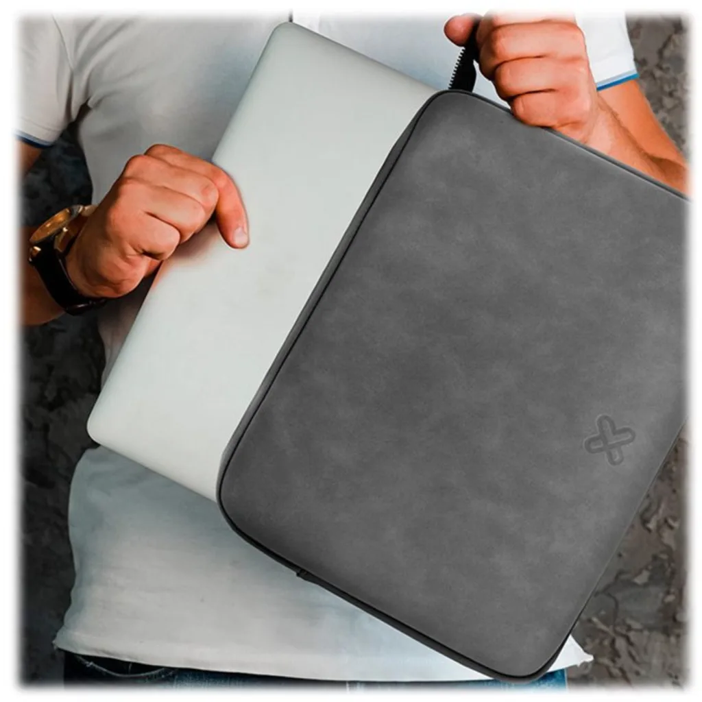 Imagen 29 de Funda KlipX KNS-220GR para Notebook hasta 15.6" Acolcha. Poliéster Gris