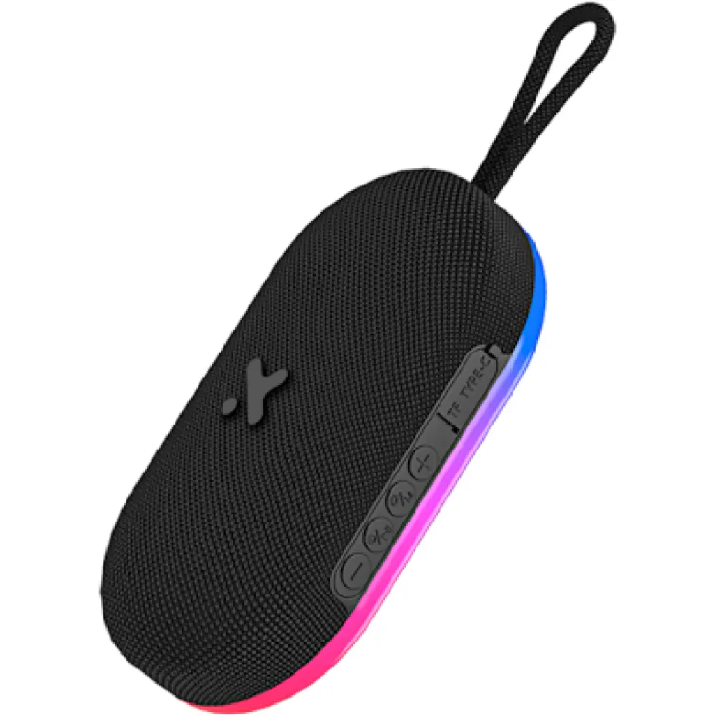 Imagen 1 de Xtech - Speaker - black with LED lights and magnetic base - BT 5W TWS XTS-607