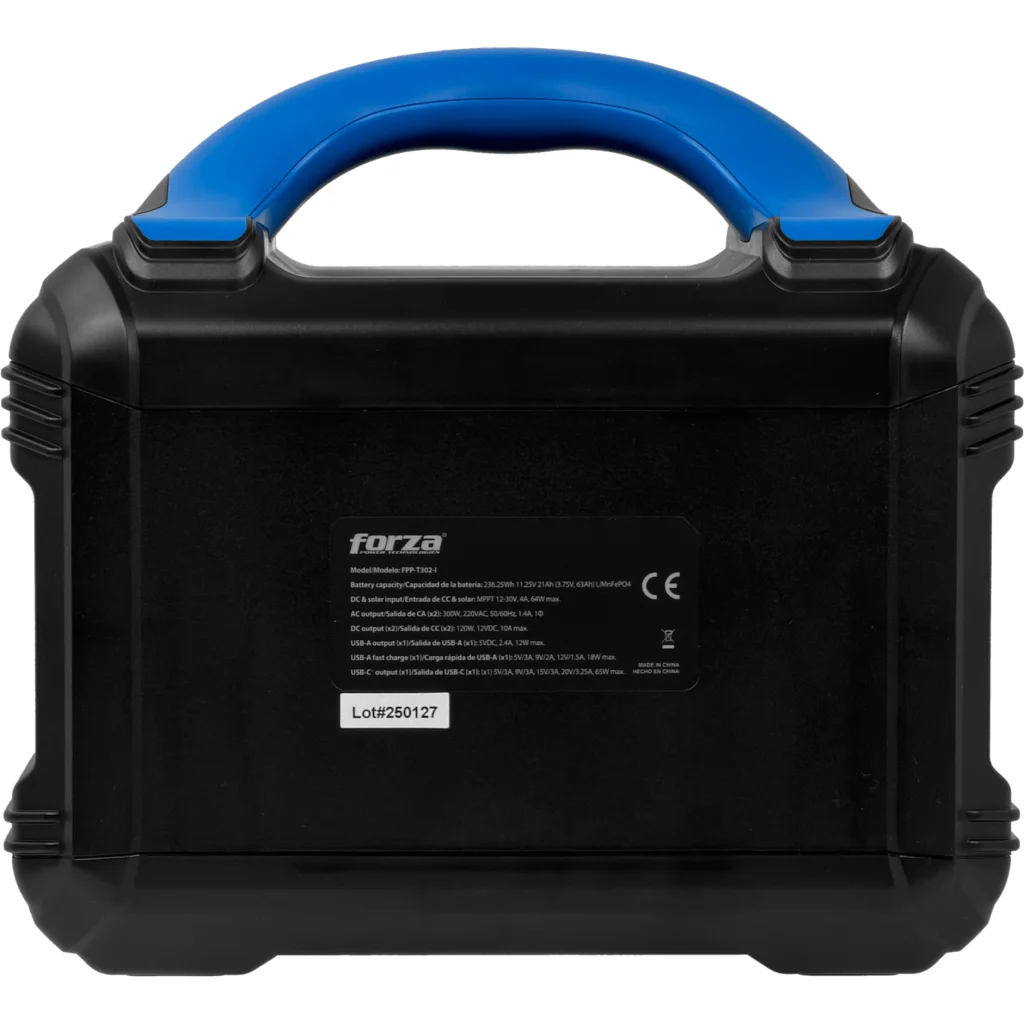 Imagen 5 de FORZA 300W Bateria Litio-LMFP 236Wh Portatil inversor OndaPura MPPT