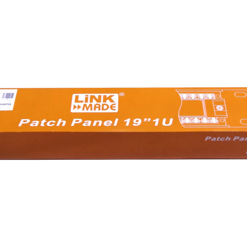 Imagen 2 de Patch Panel Linkmade 24-RJ45 CAT6 UTP  1U CERTIFIC UL