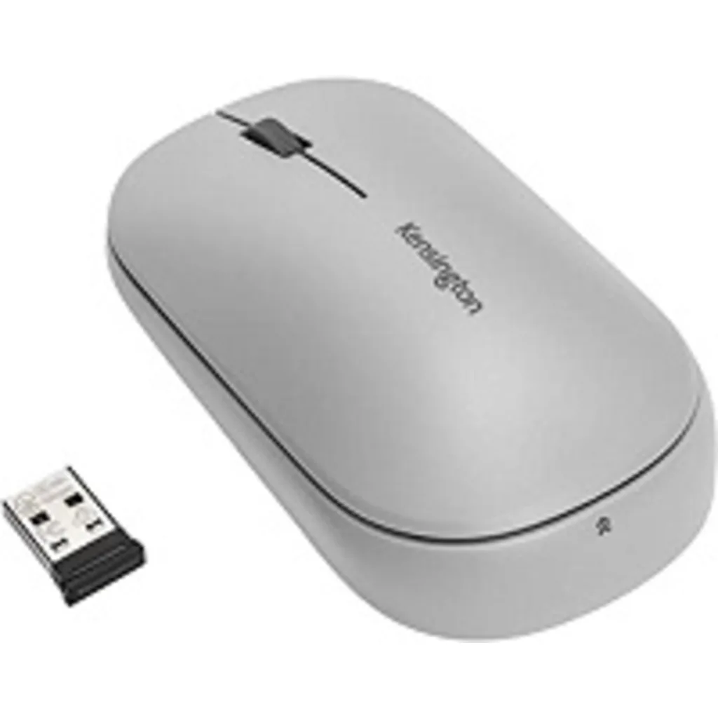 Mouse Kensington Slimblade Inalámbrico USB y BT 4 botones SAP 27547 Color Gris