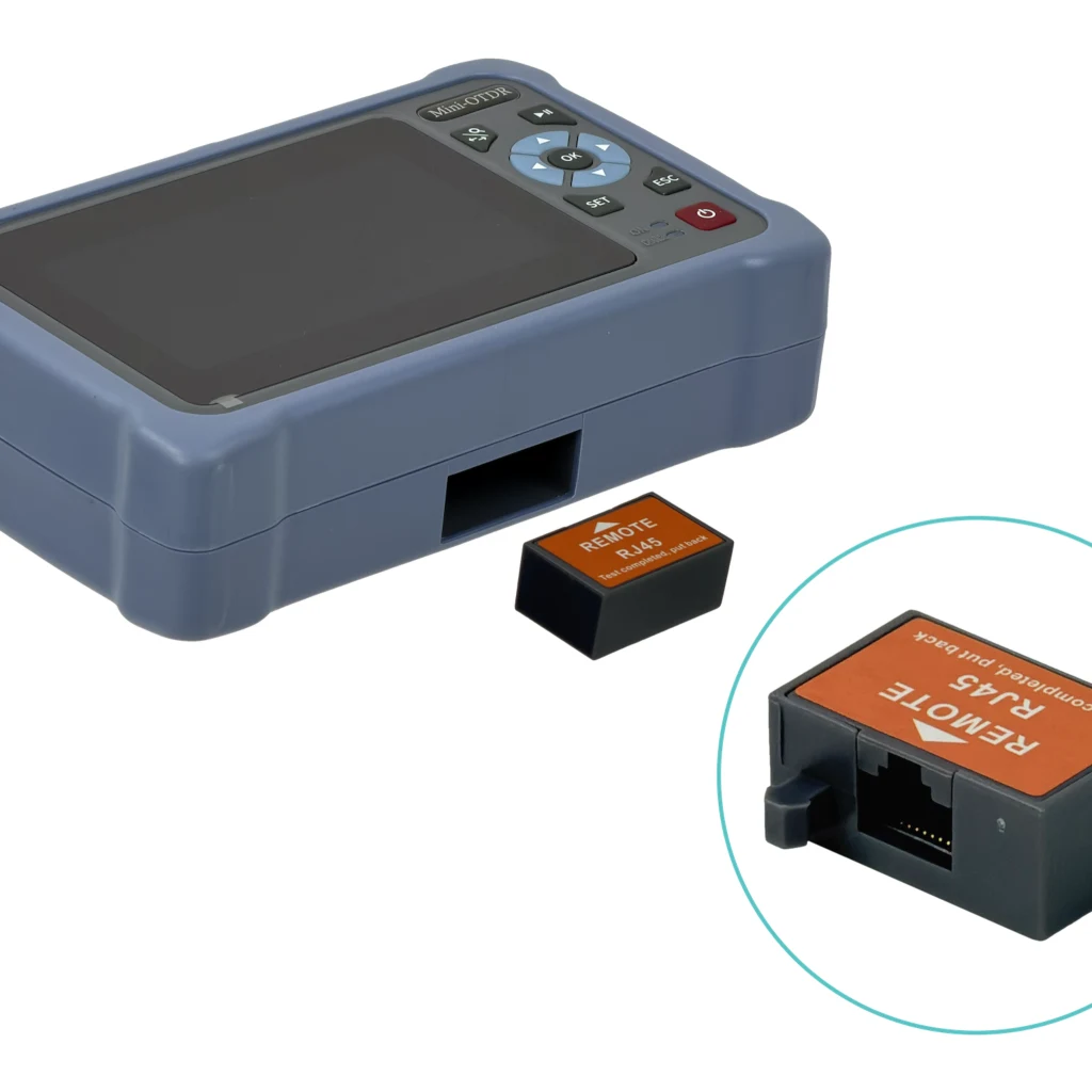 Imagen 7 de 1310/1550nm 100km 24-22dB ST/SC/FC USB MSD Recargable Reflectometro