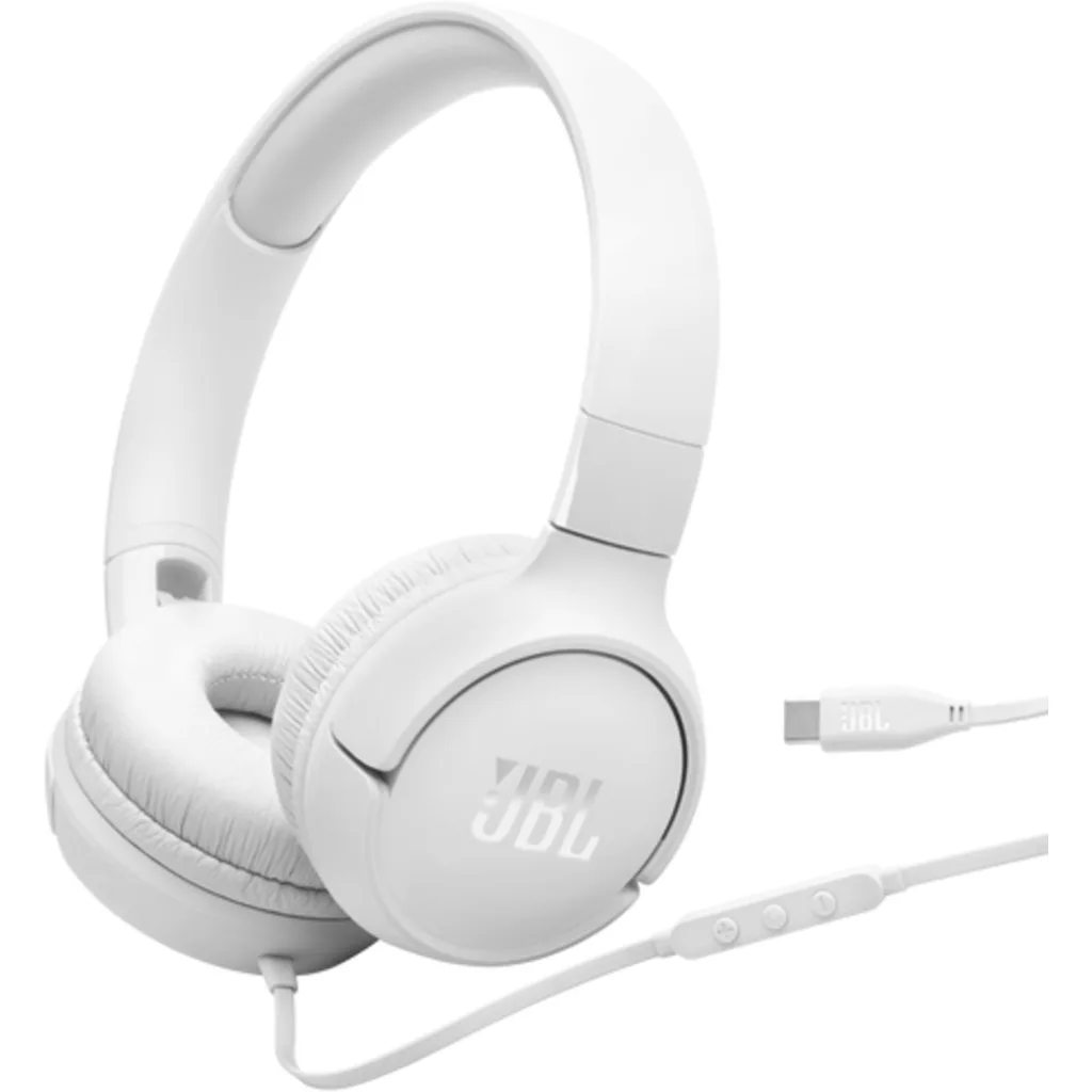 JBL TUNE - Headphones - 520 C Non-TWS White