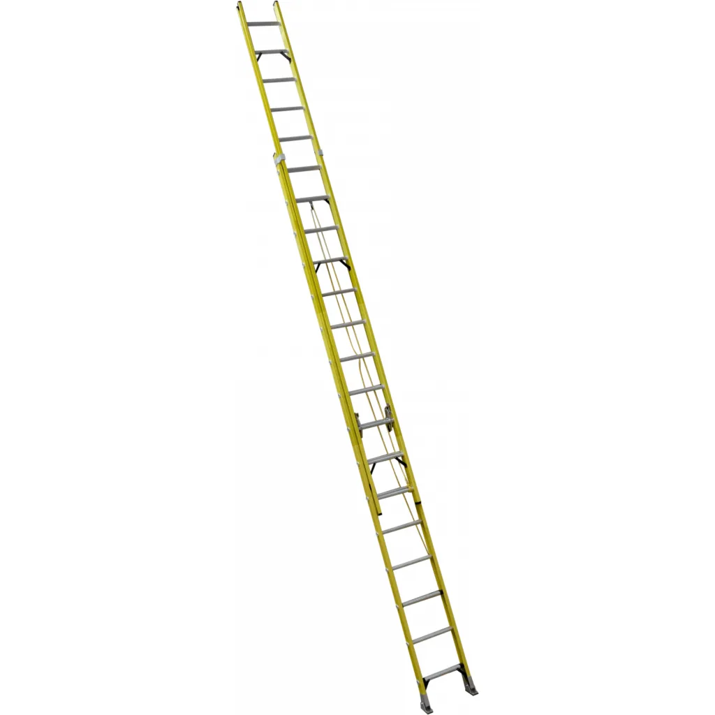 Imagen 4 de 4,8-9,9mt 140kg Telescopica Fibra de Vidrio 32-peldano Escalera