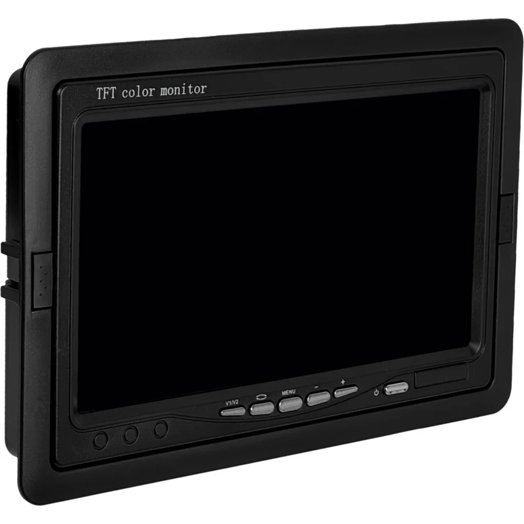 Imagen 4 de Monitor 7-pulgadas Pantalla Analogo 2-RCA-H Plug-5,5x2,1mm Auto-Muro