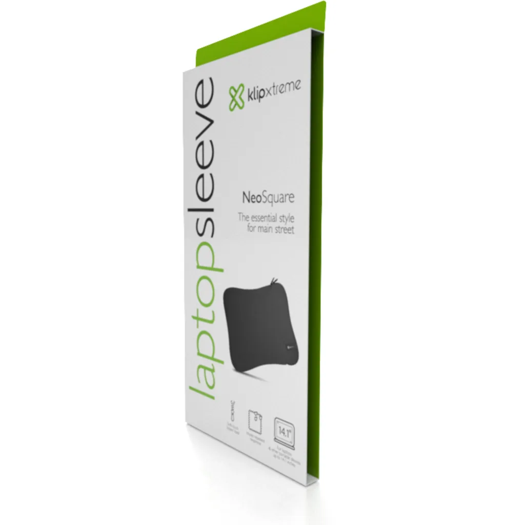 Imagen 6 de KlipX Funda HASTA 14.1" NEGRA MODELO NEOSQUARE KNS-310B