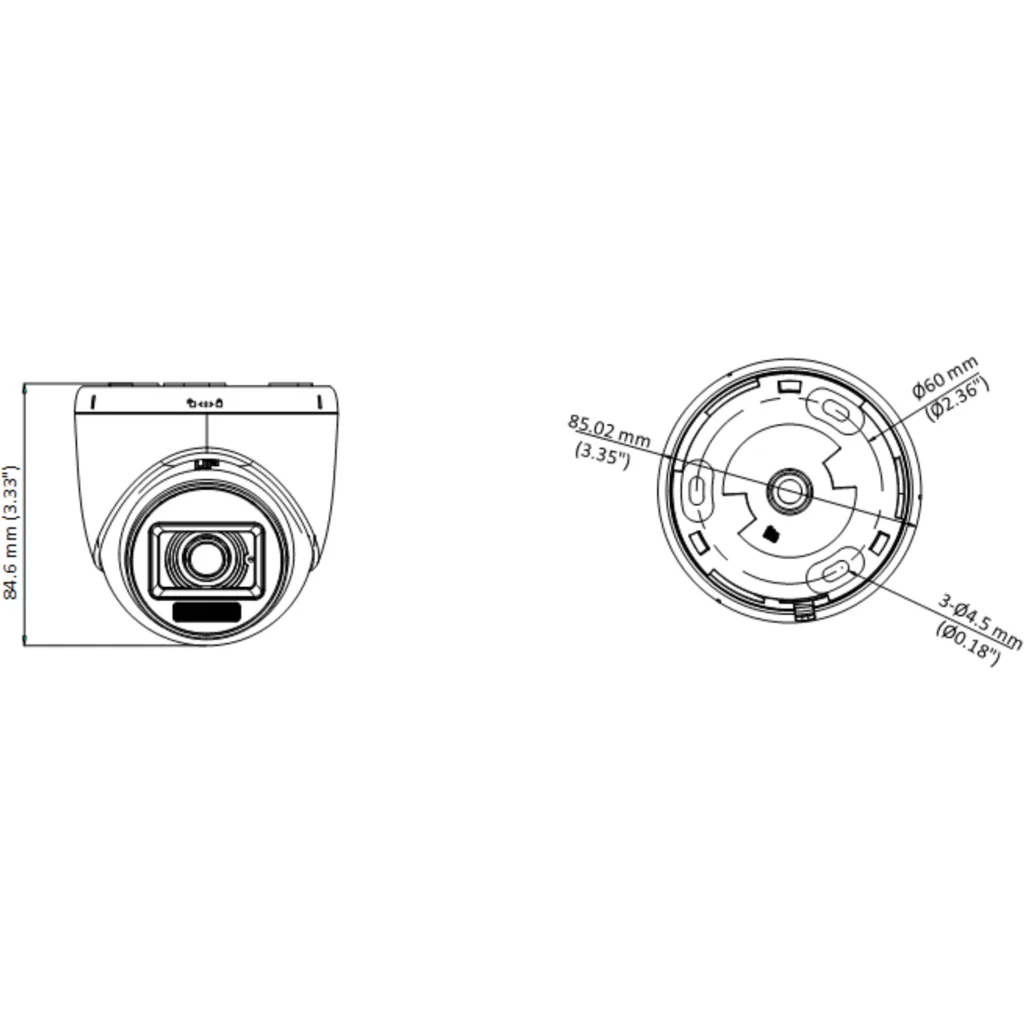 Imagen 3 de Cámara Domo Hikvision 3K LF 2.8mm IP67 Dual Light IR 20mt Audio IP67